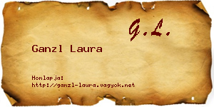 Ganzl Laura névjegykártya